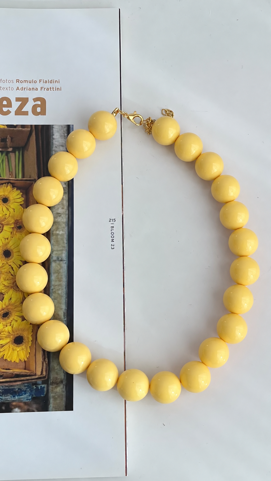 Colar Gioia Amarelo