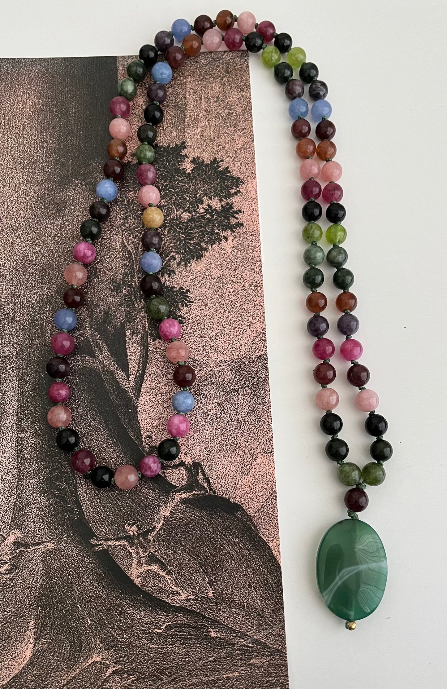 Colar Zoe Jade Colorida