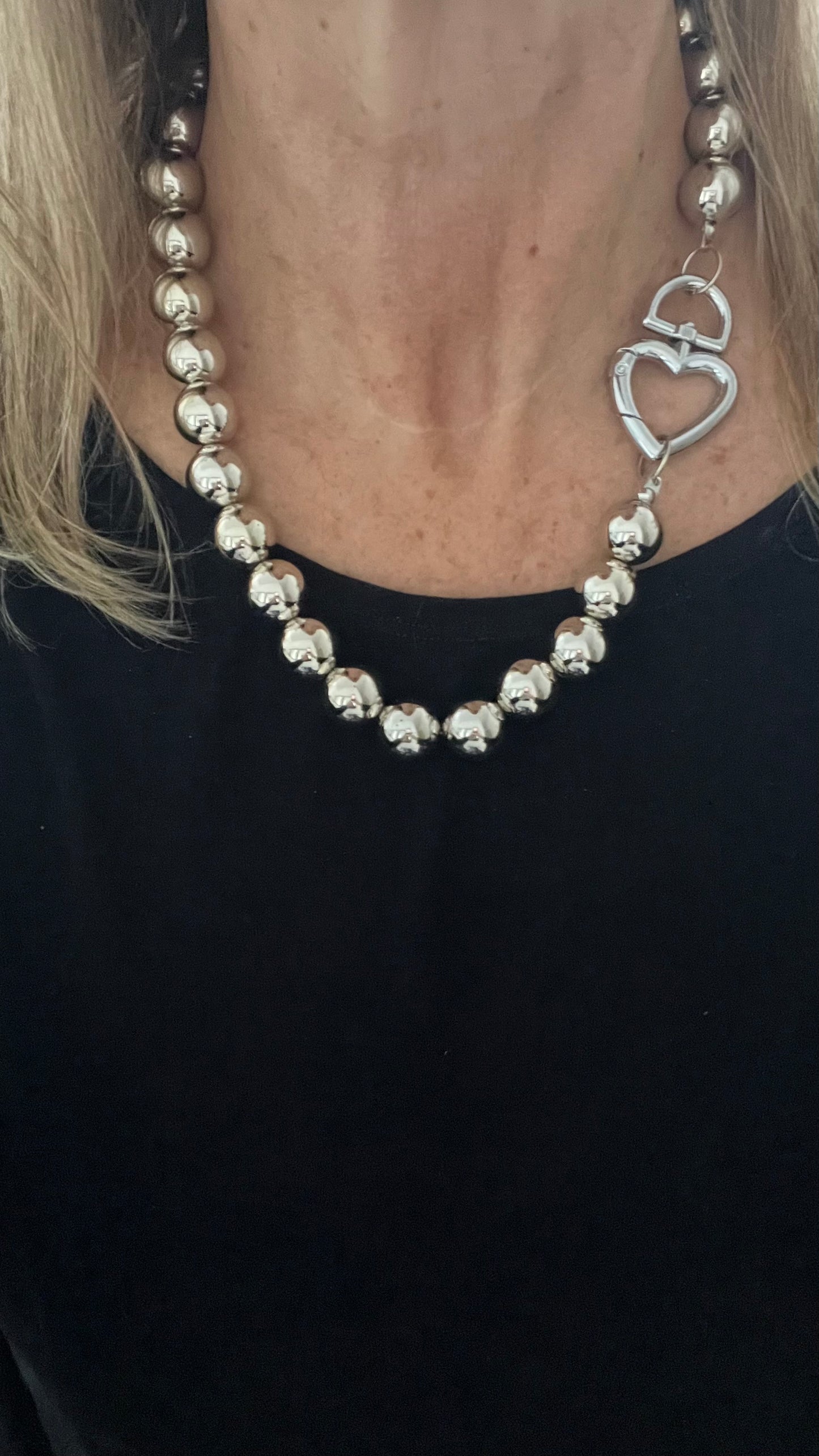 Colar Coração Prata