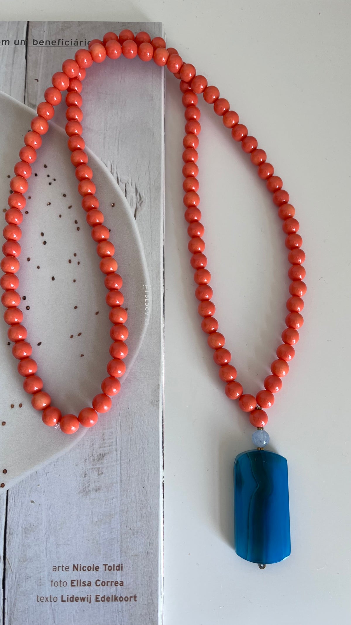 Colar Angelina Orange