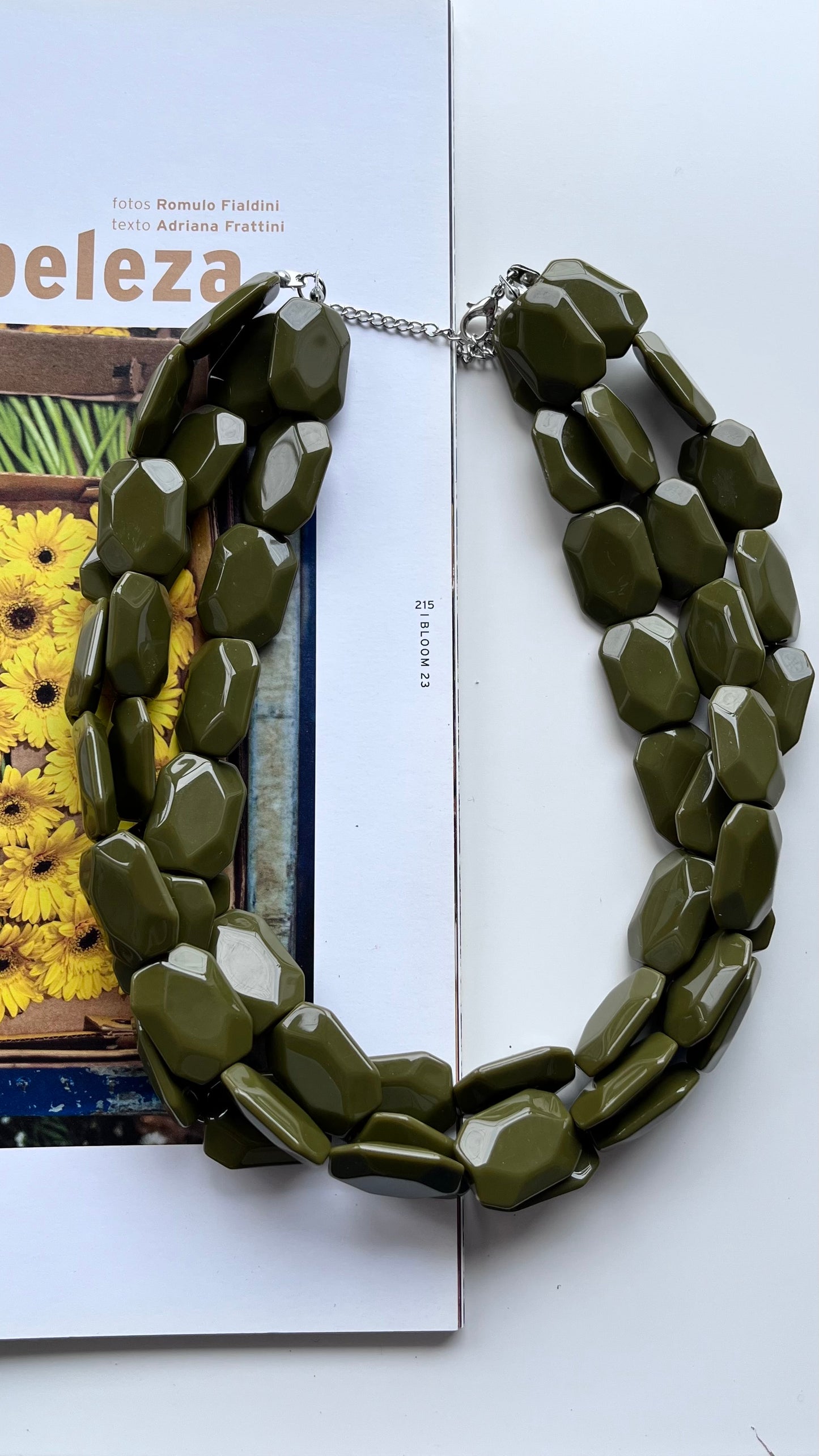 Colar Lucia Verde Militar