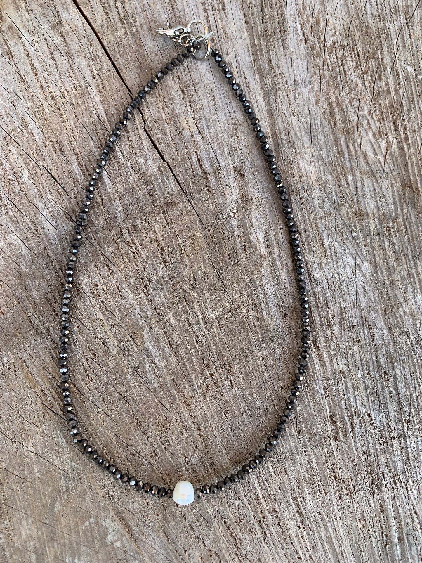 Chocker Cristal com Pérola