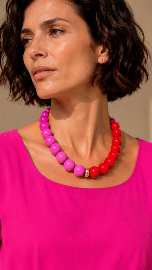 Colar Gioia Vermelho