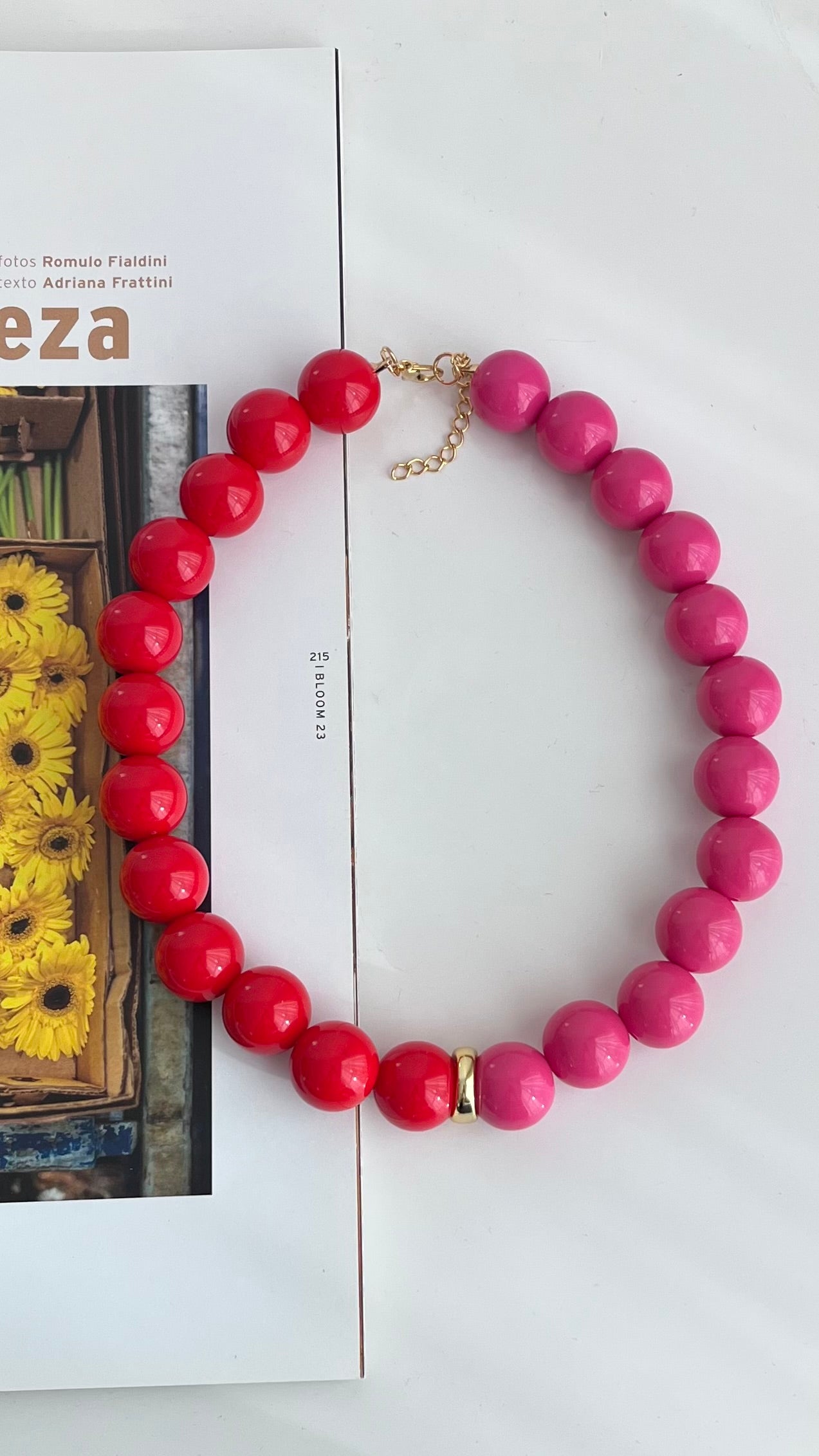 Colar Gioia Vermelho