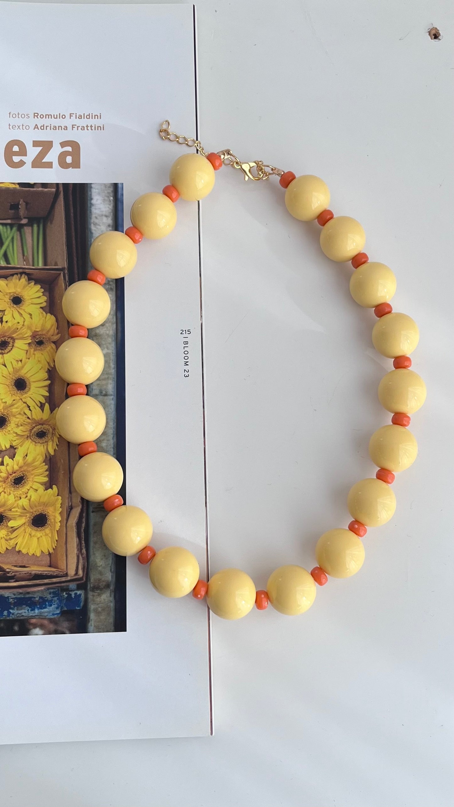 Colar Gioia Amarelo