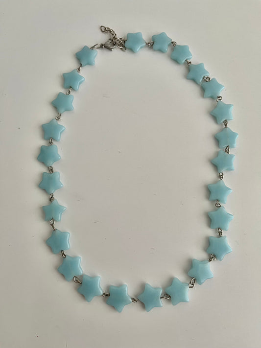 Colar Stars Azul Claro