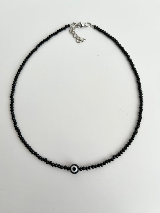 Chocker cristal com olho grego