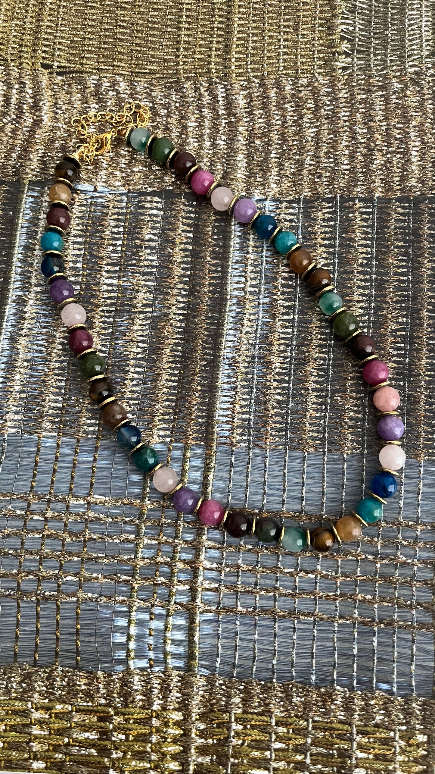 Colar Luiza Ágata Colorida