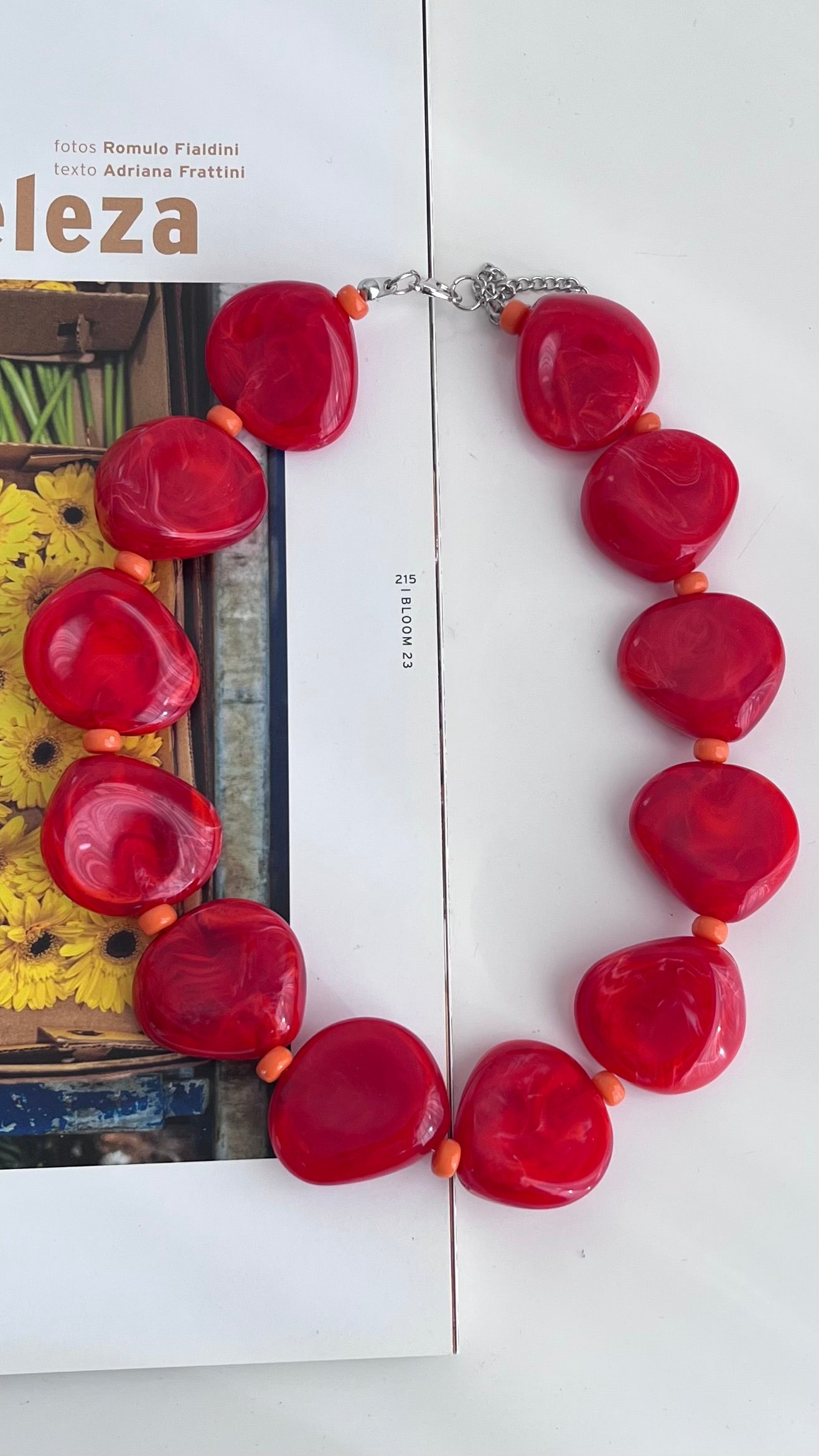 Colar Carla Vermelho