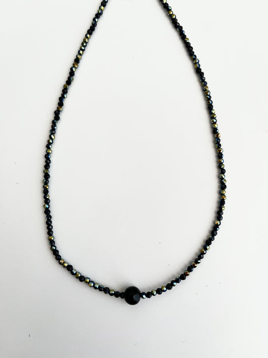 Chocker cristal Night com bola
